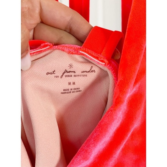 Urban Outfitters Out From Under Velvet Plunging Swimsuit One Piece - Picture 7 of 10